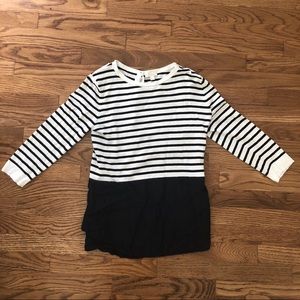 COS Faux-Layer Striped Blouse